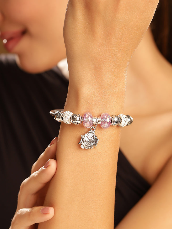Priyaasi Multi-color Fish Flora-Fauna Bracelet