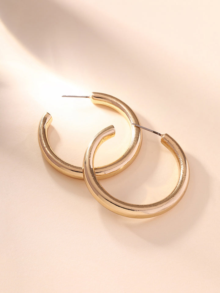 Priyaasi Hoop Gold Plated Earrings