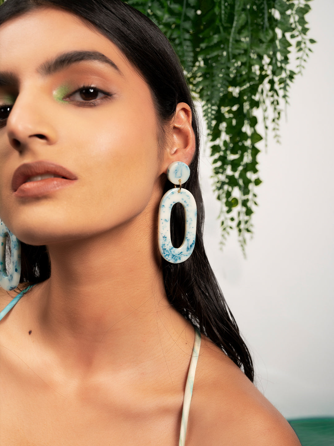 Priyaasi Blue colored drop earrings