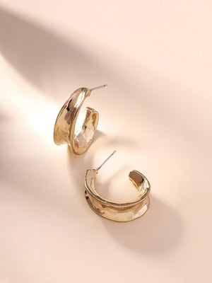 Priyaasi Mini Gold Plated Hoops Eaarings