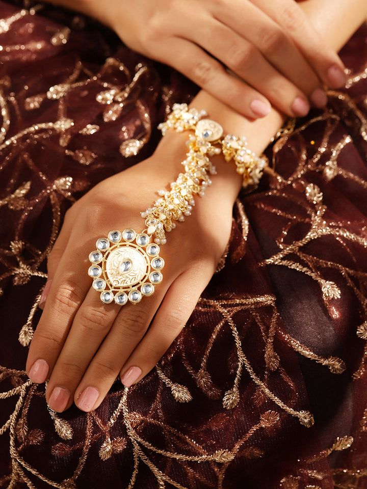 Priyaasi Gold Plated Hathphool
