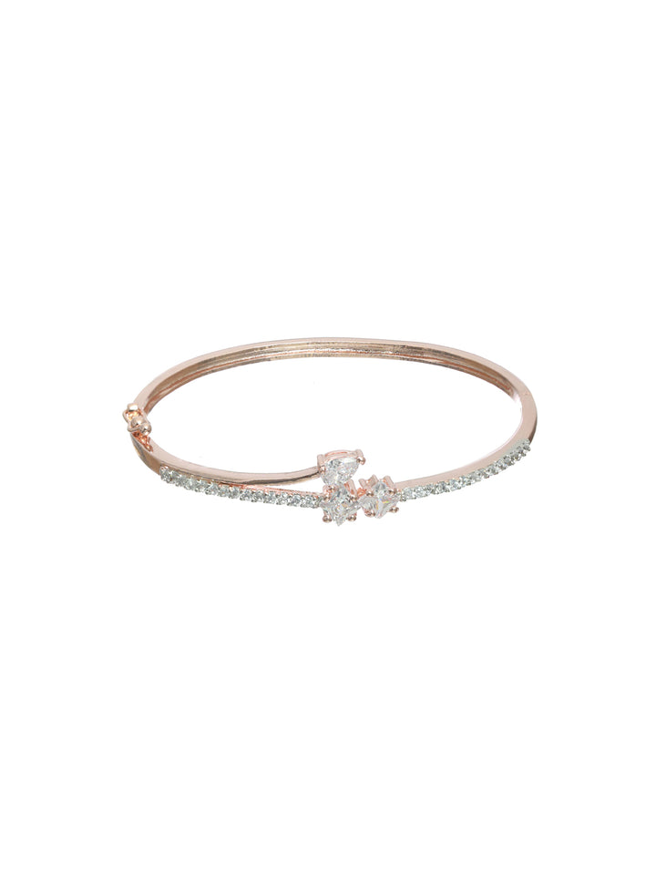 Priyaasi Gold Plated American Diamond Crystal Bracelet