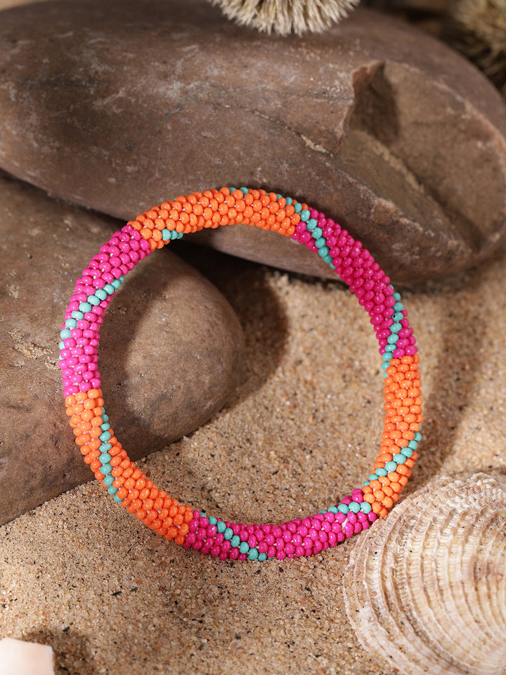 Priyaasi Red Beaded Bracelet