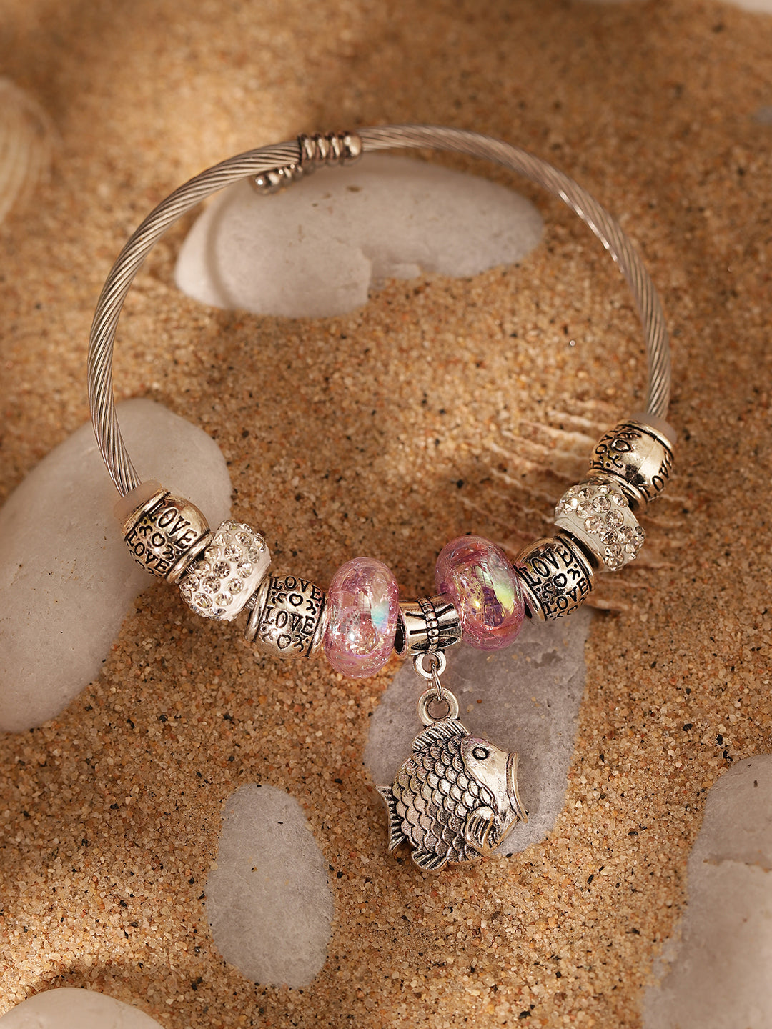 Priyaasi Multi-color Fish Flora-Fauna Bracelet