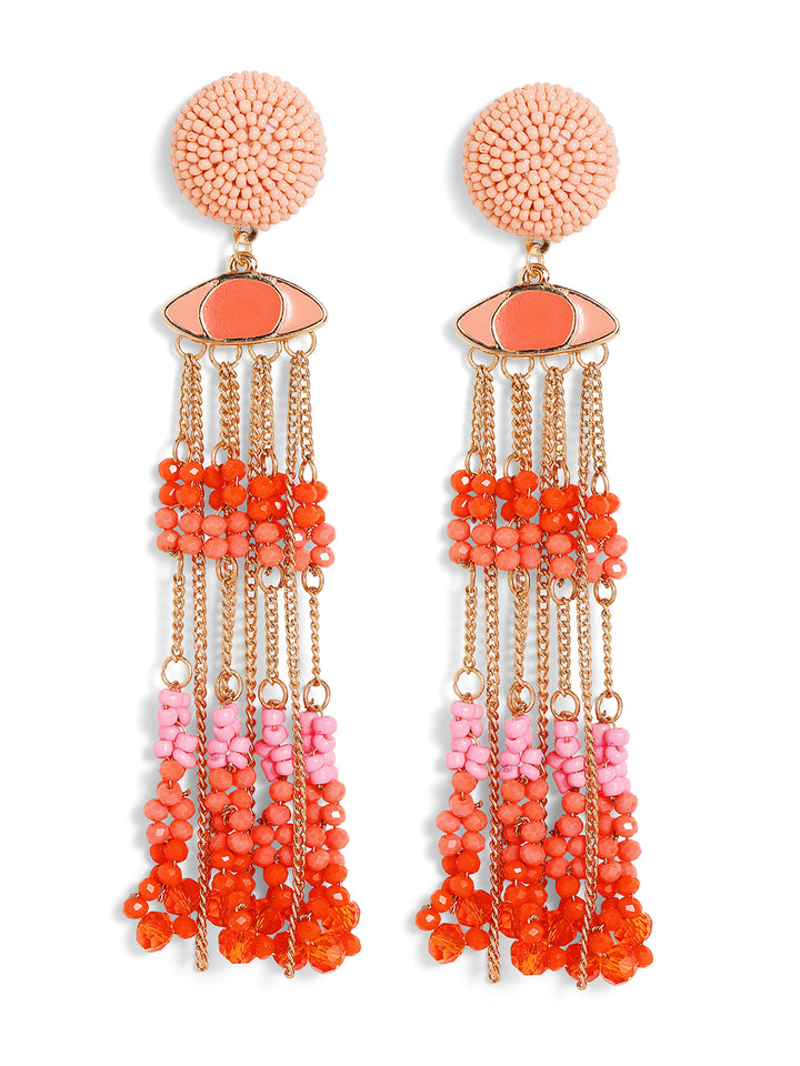 Priyaasi Multi colored drop earrings