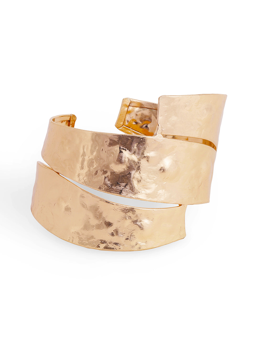 Priyaasi Gold Plated Brass-solid Bracelet