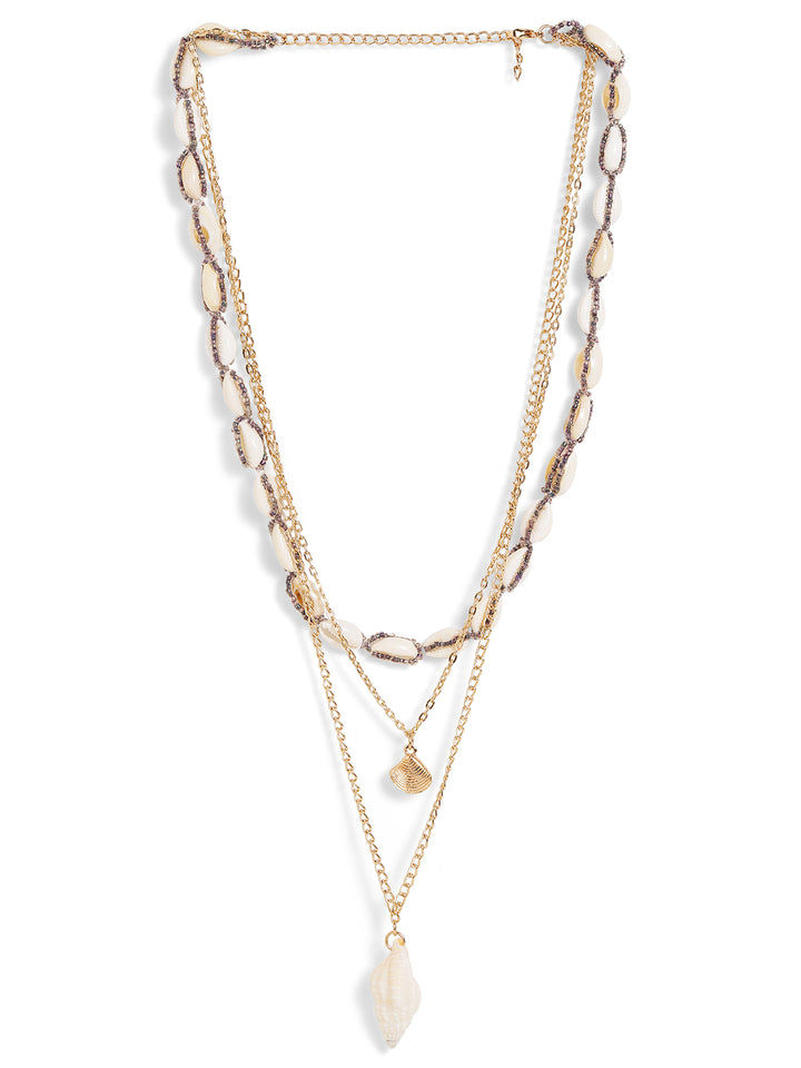 Priyaasi multi colored multi-Layered necklace