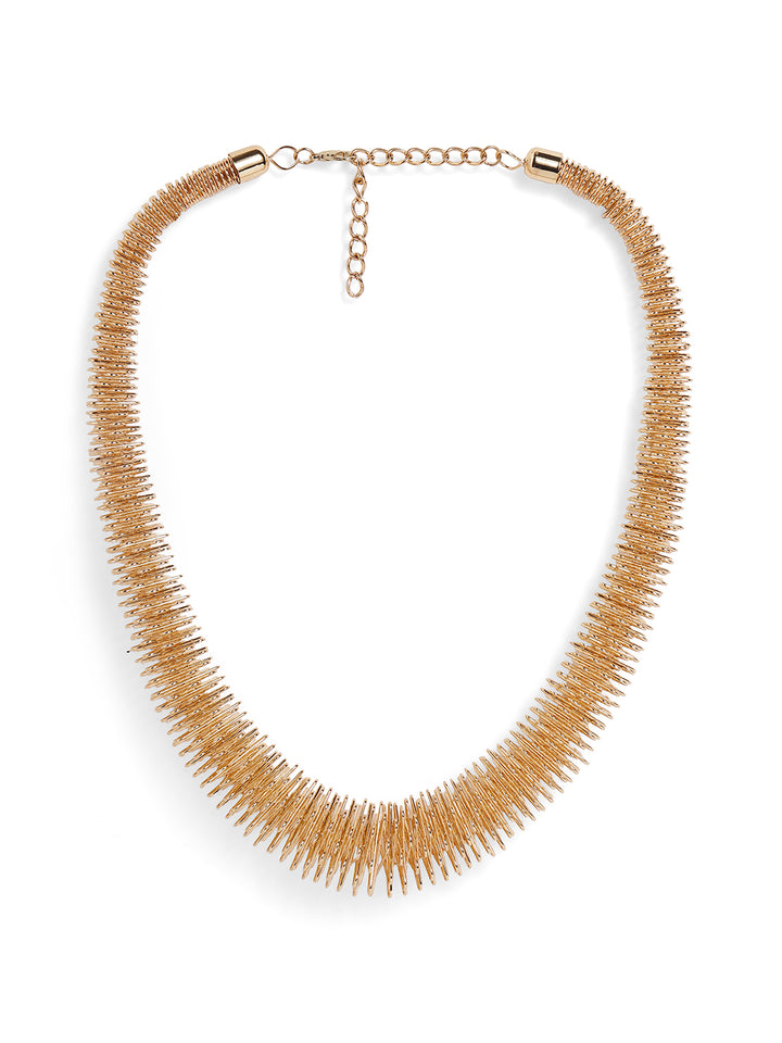 Priyaasi Gold Plated Brass Solid Necklace
