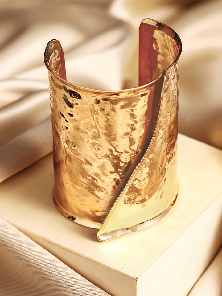 Priyaasi Gold Plated Brass-solid Bracelet