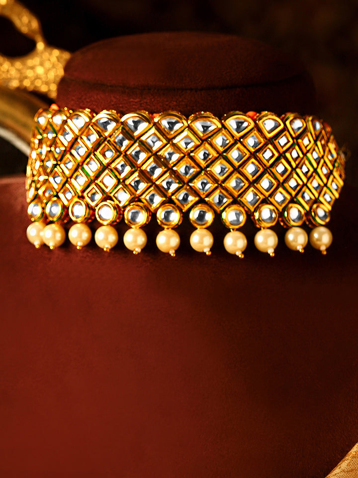 Priyaasi Gold Plated Kundan Jewellery Set