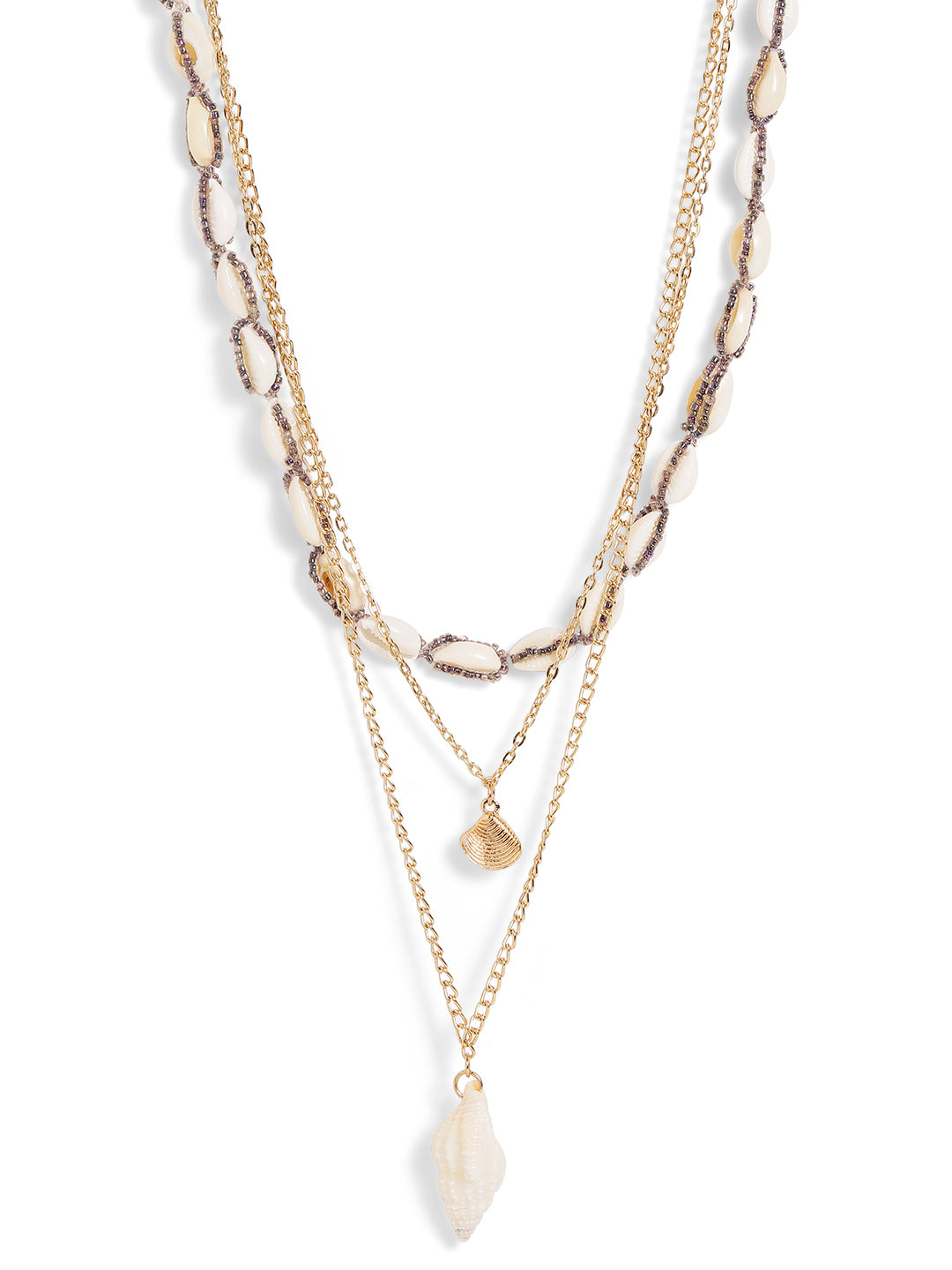 Priyaasi multi colored multi-Layered necklace