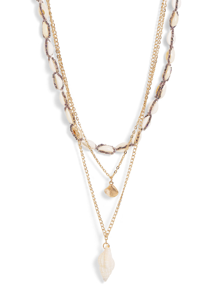 Priyaasi multi colored multi-Layered necklace