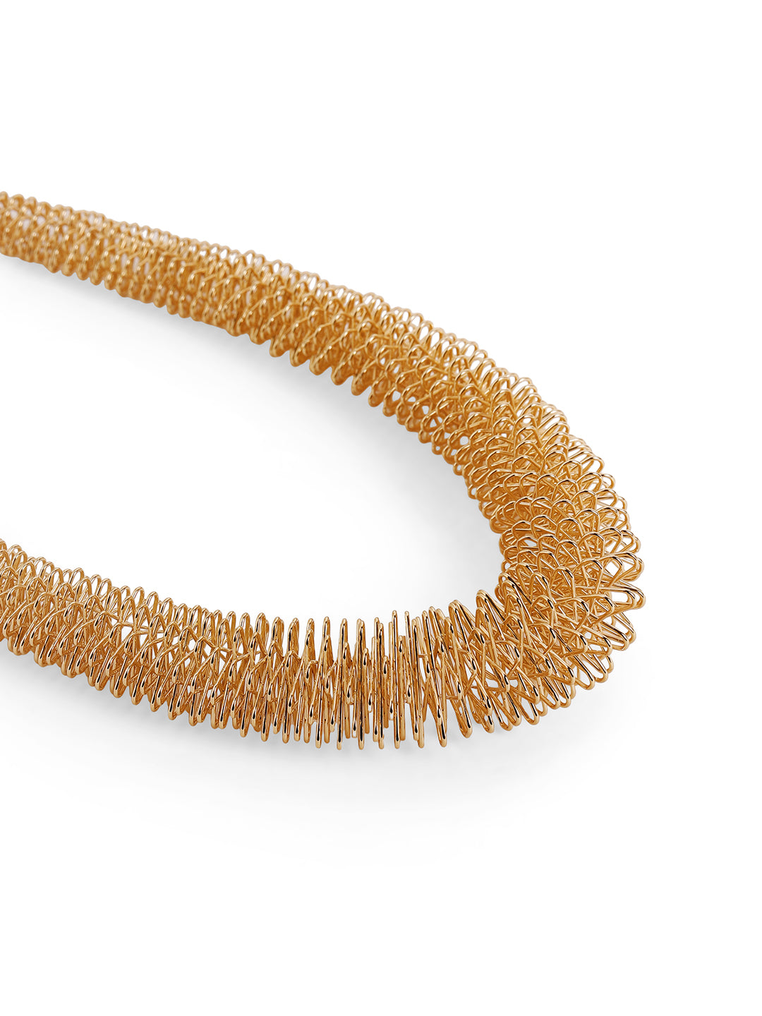 Priyaasi Gold Plated Brass Solid Necklace