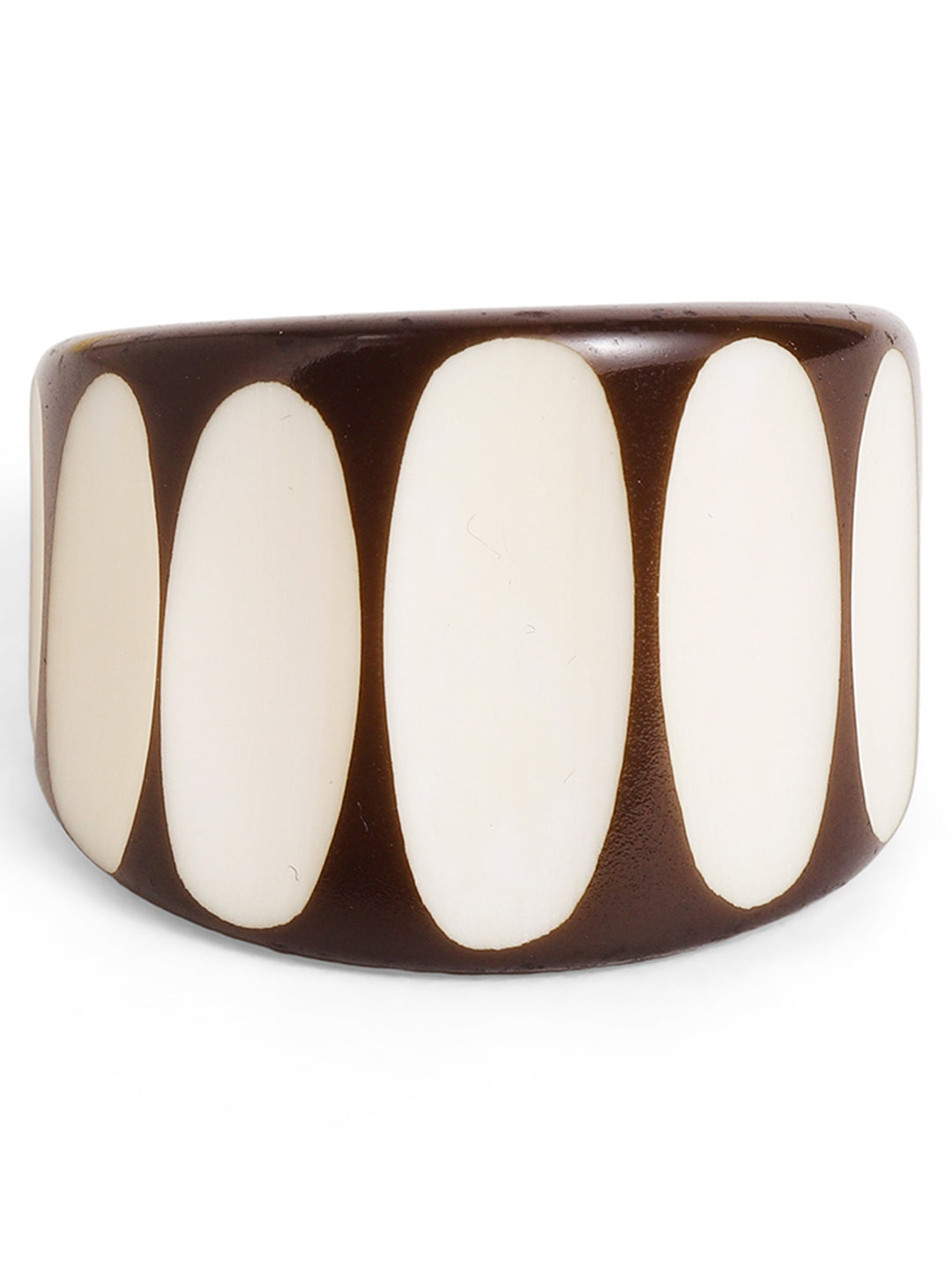 Priyaasi Black Floral Ring