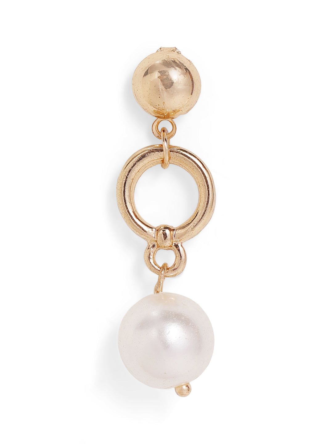 Priyaasi Gold Plated Brass-solid Drop Earrings
