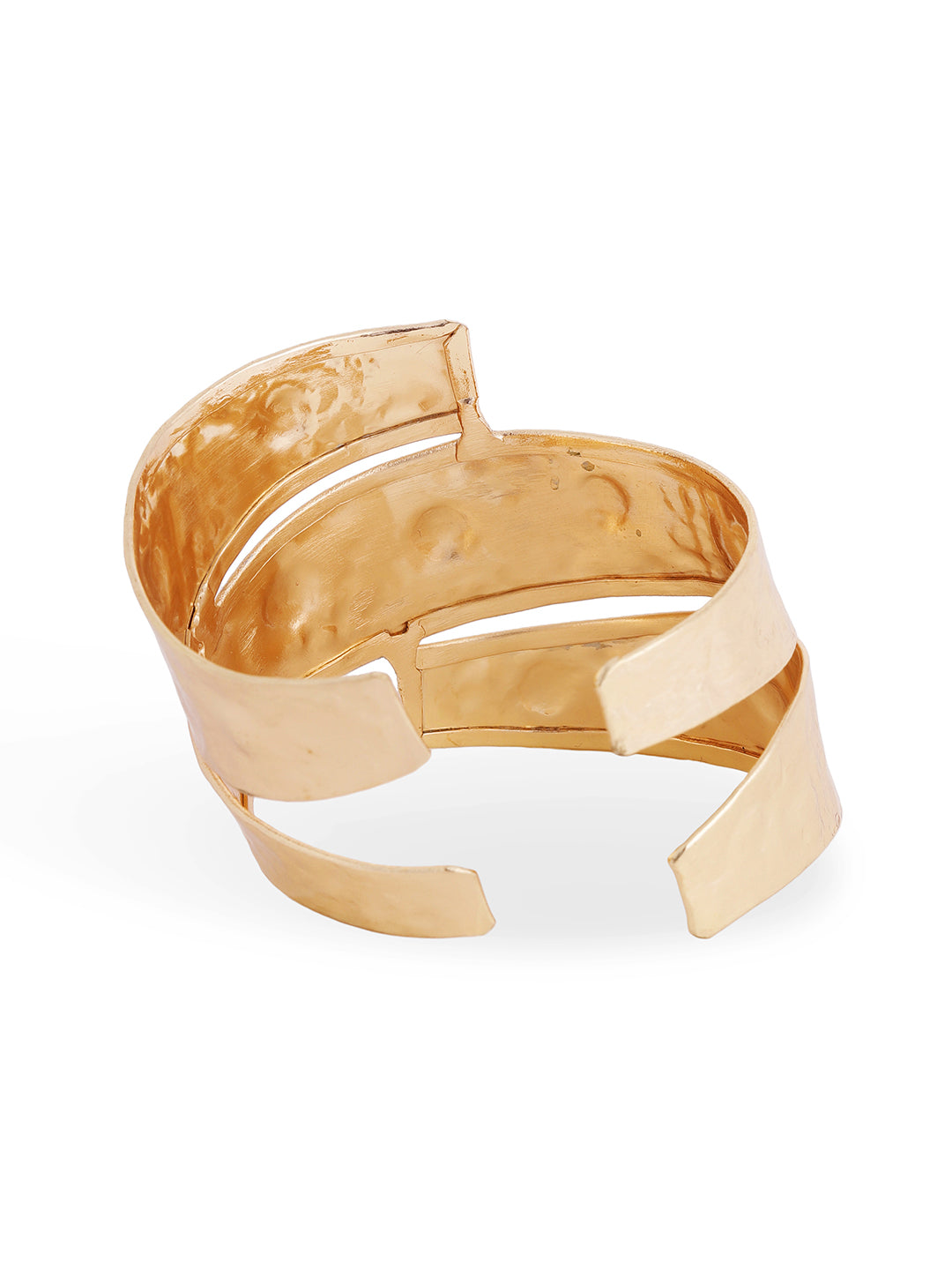 Priyaasi Gold Plated Brass-solid Bracelet