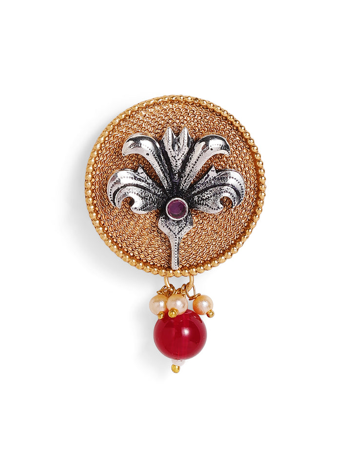 Priyaasi Gold Plated Kundan Stud Earrings