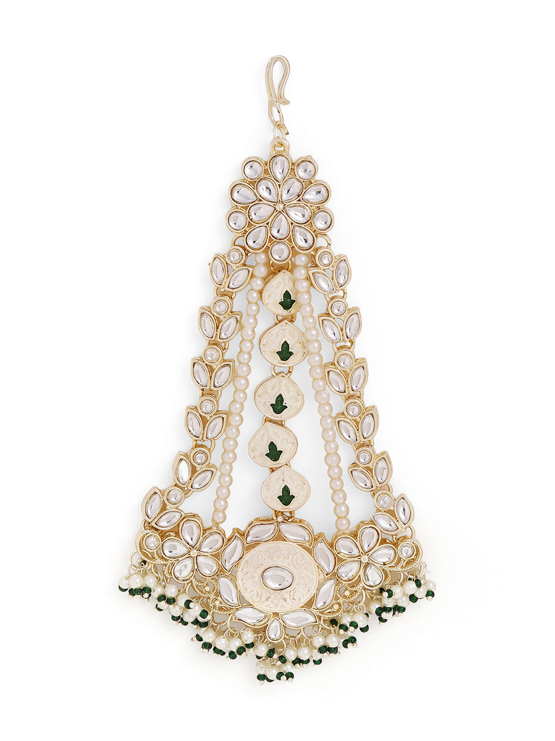 Priyaasi Gold Plated Kundan Passa