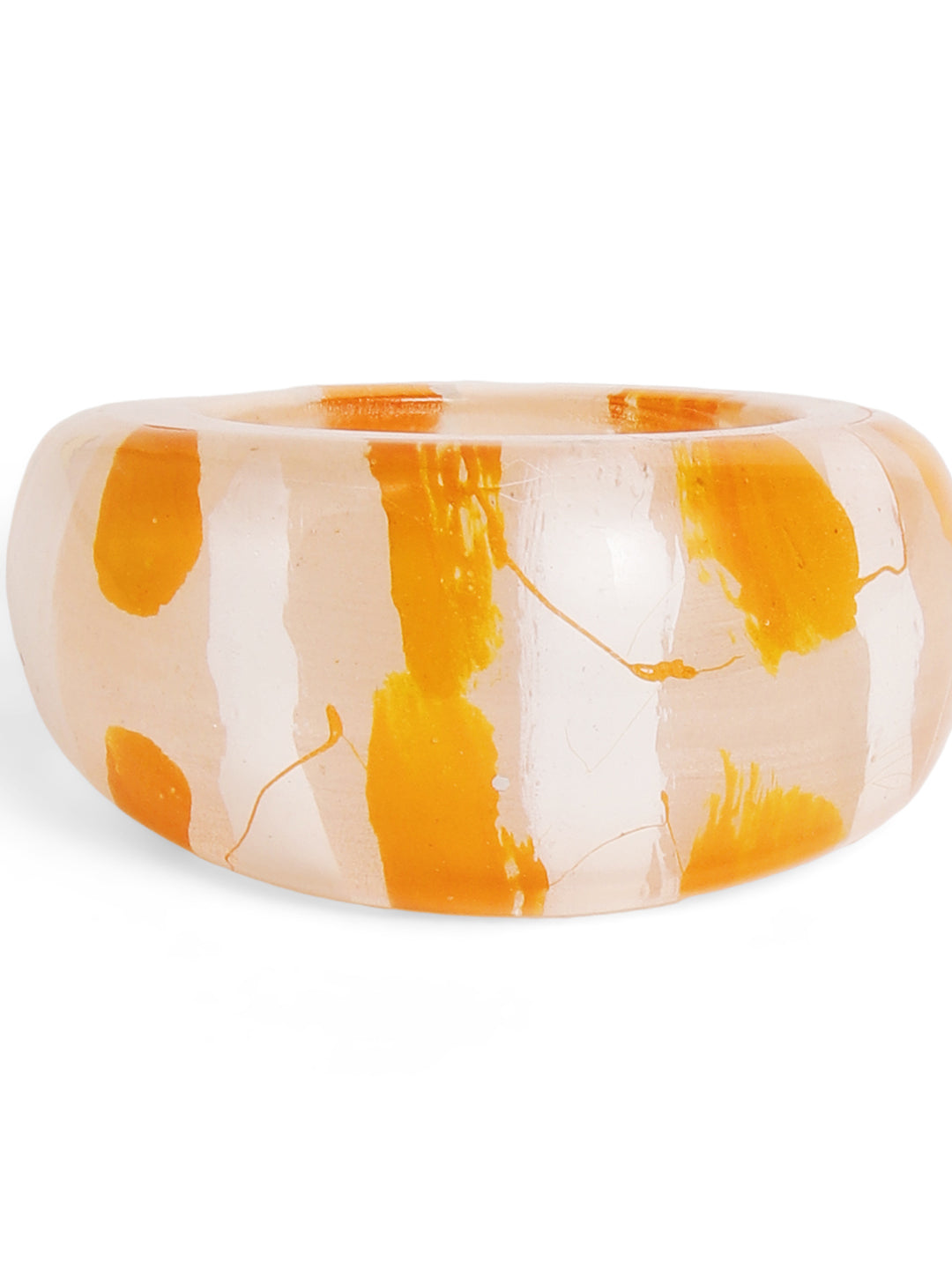 Priyaasi White Floral Ring