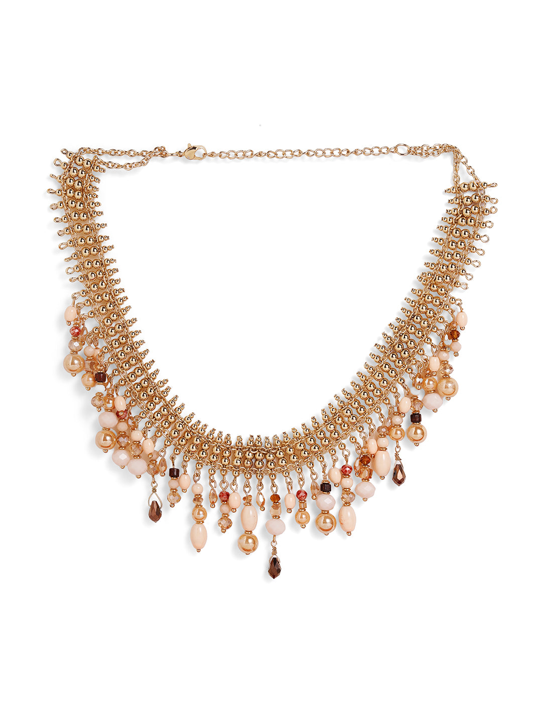 Priyaasi Gold Plated Beaded Necklace