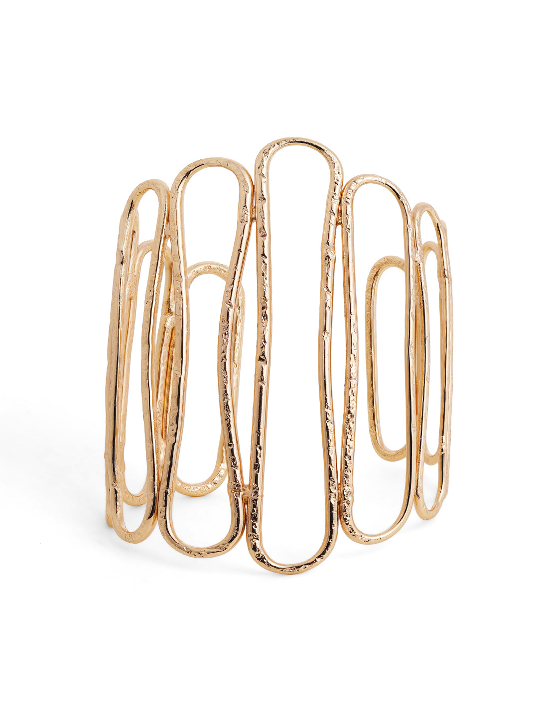 Priyaasi Gold Plated Brass-solid Bracelet