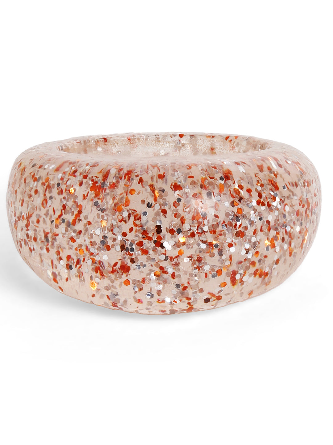 Priyaasi Gold Plated Pink Brass-solid Ring