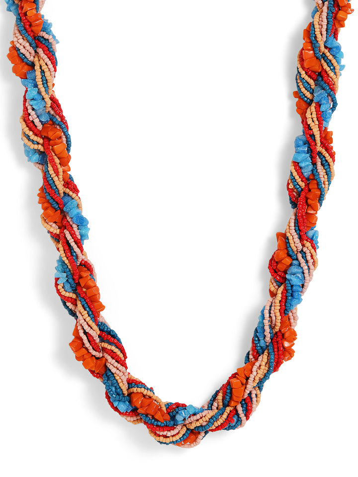 Priyaasi Multi colored beaded necklace