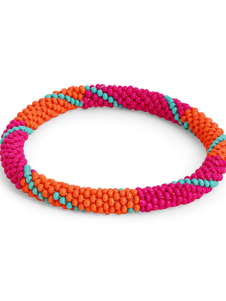 Priyaasi Red Beaded Bracelet