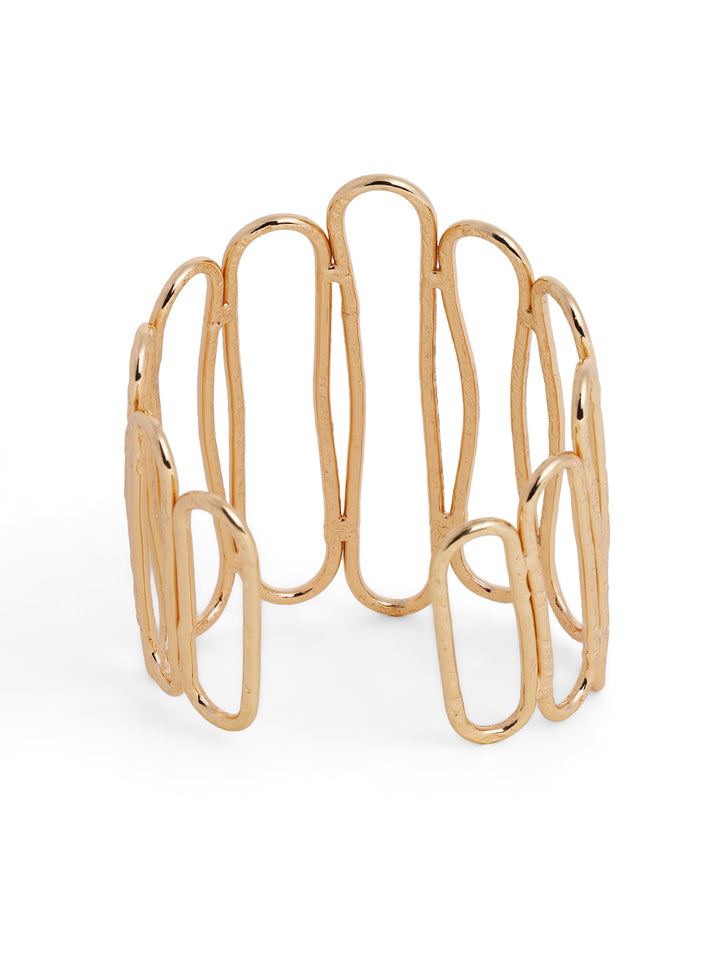 Priyaasi Gold Plated Brass-solid Bracelet