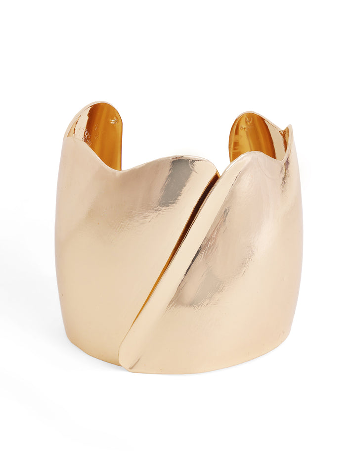 Priyaasi Gold Plated Brass-solid Bracelet
