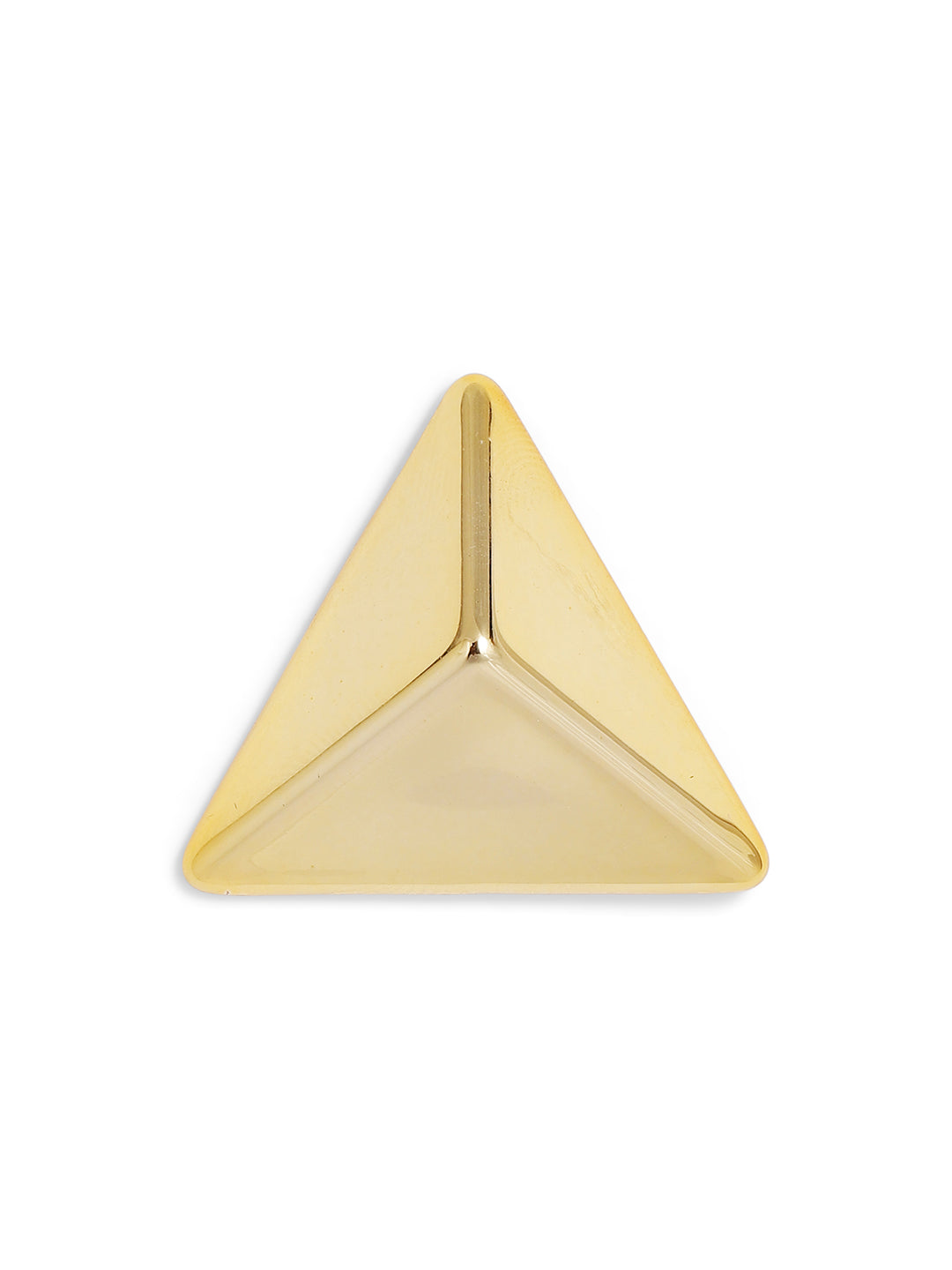 Priyaasi Gold Plated Brass Solid Stud Earrings
