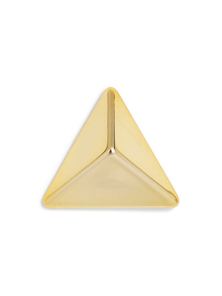 Priyaasi Gold Plated Brass Solid Stud Earrings