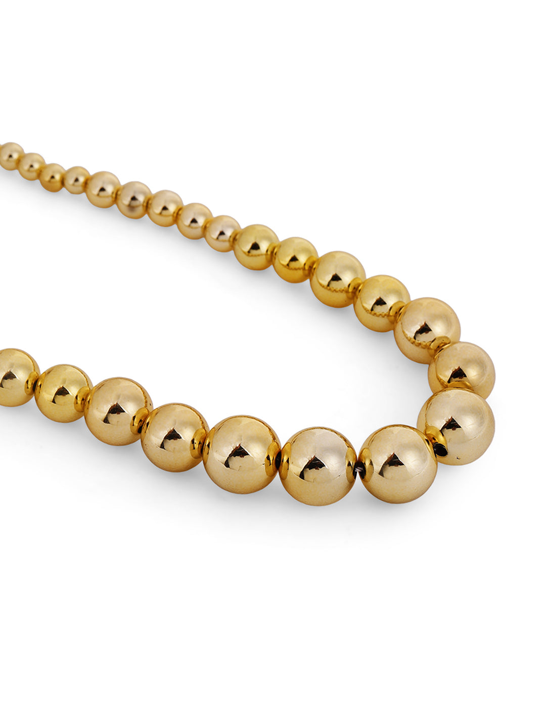 Priyaasi Gold Plated Brass Solid Necklace