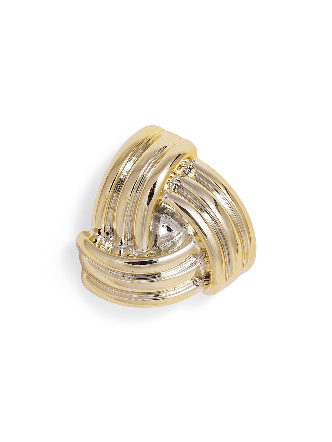 Priyaasi Gold Plated Brass Solid Stud Earrings