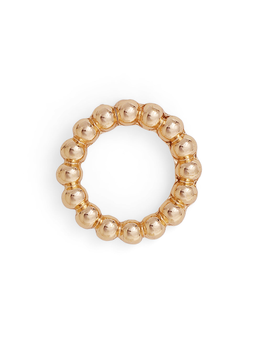 Priyaasi Gold Plated Brass-solid Stud Earrings