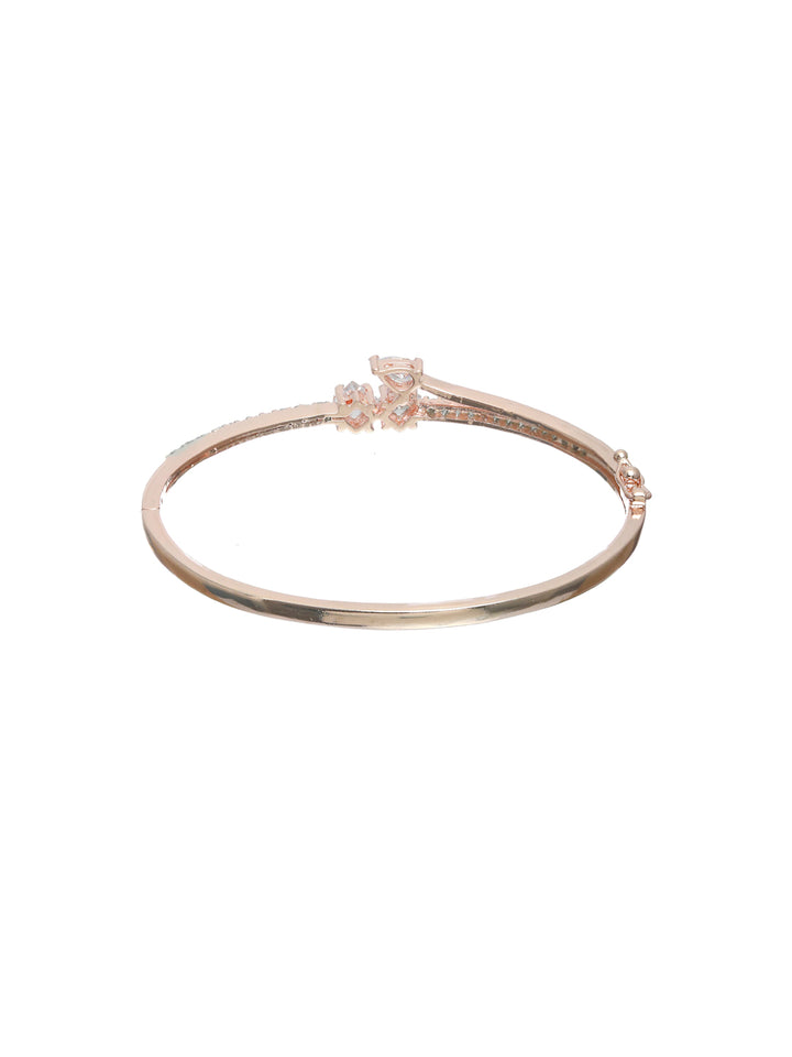Priyaasi Gold Plated American Diamond Crystal Bracelet