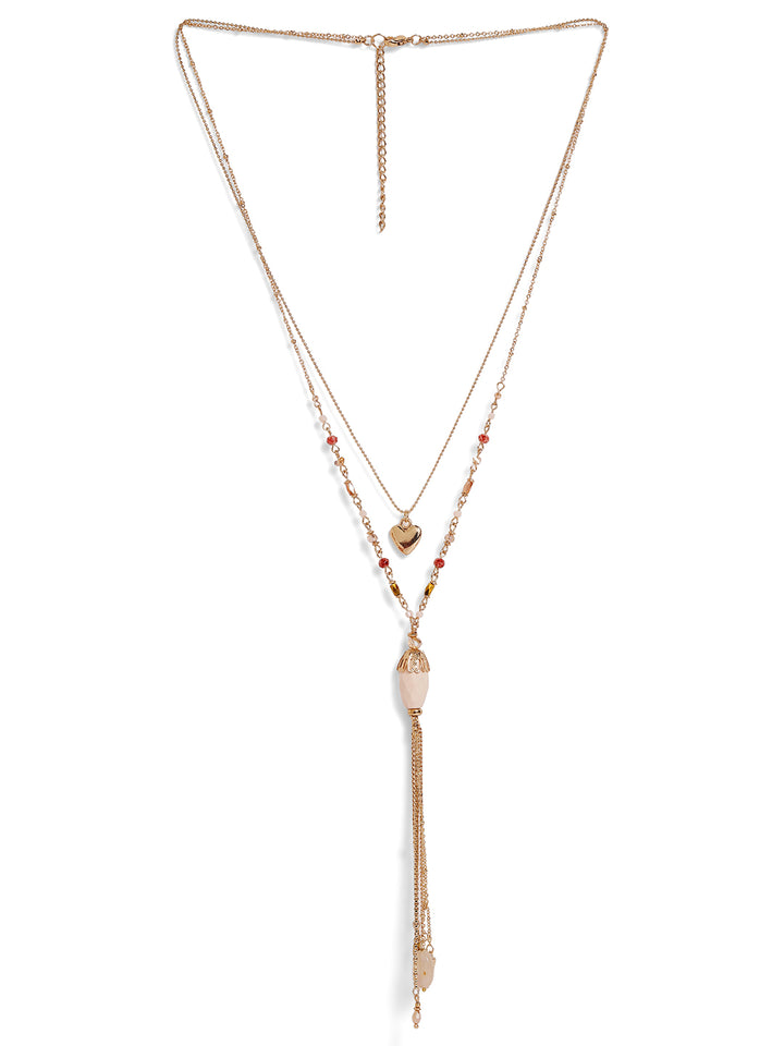 Priyaasi Gold Plated Beaded Necklace