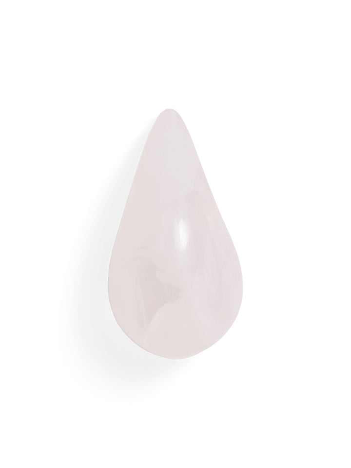 Priyaasi White Water Droplet Stud Earrings