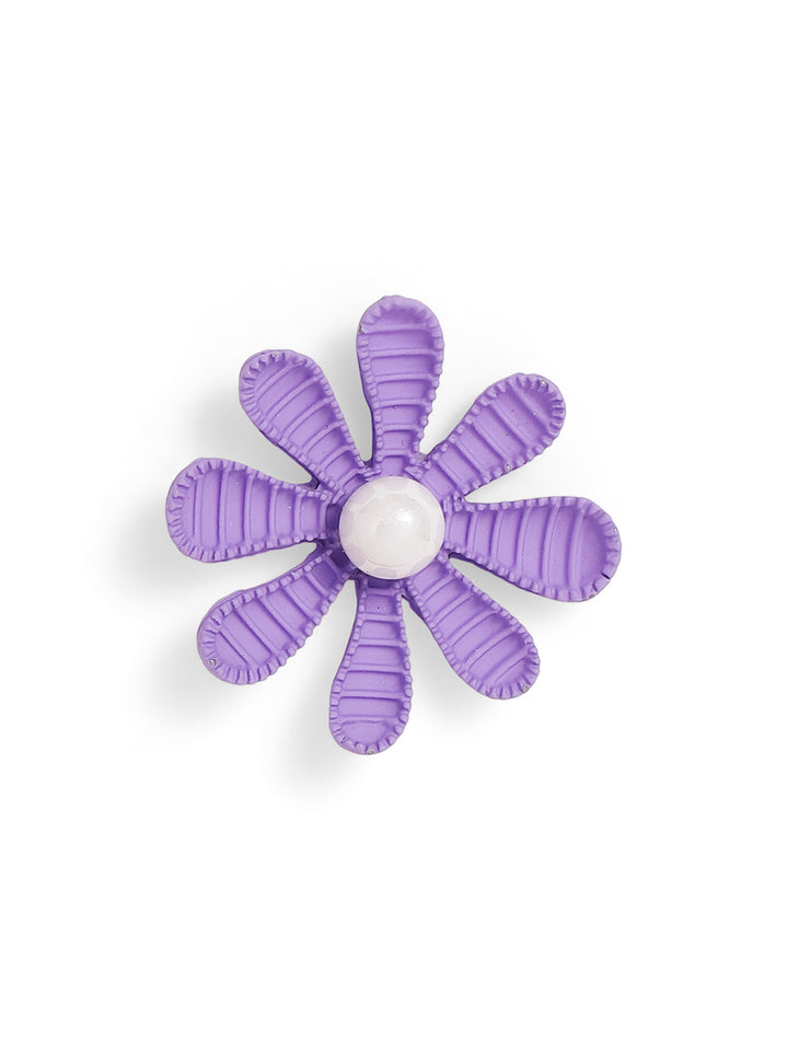 Priyaasi Blue Floral Stud Earrings
