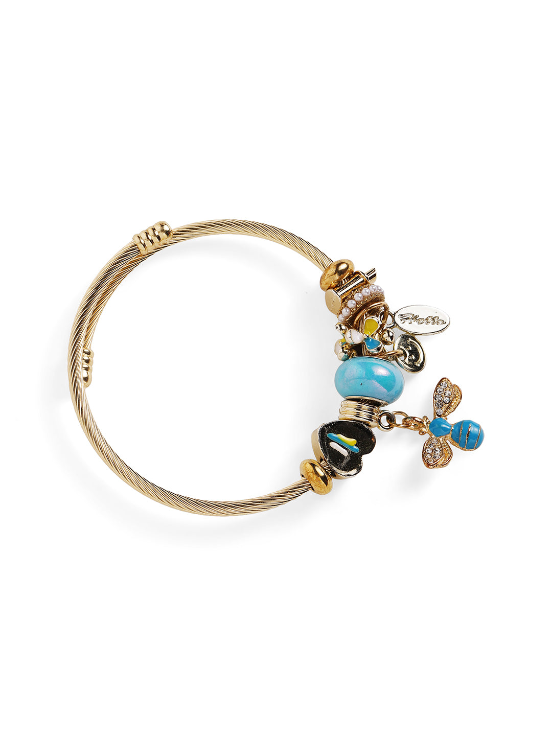Priyaasi Multi-color Beaded Flora-Fauna Bracelet