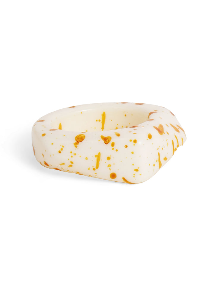 Priyaasi Gold Plated White Floral Ring