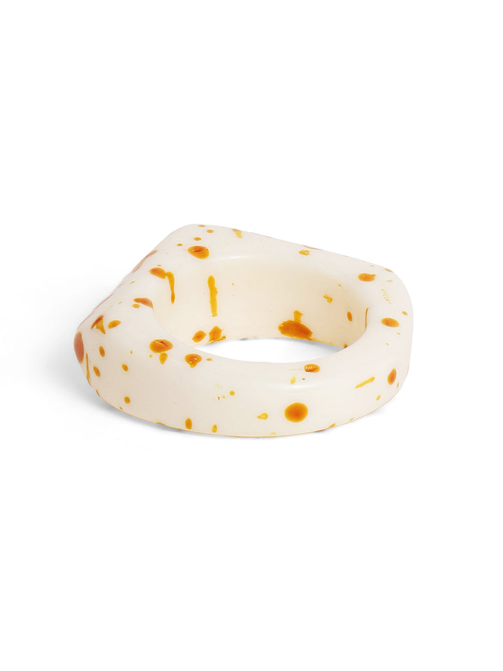 Priyaasi Gold Plated White Floral Ring