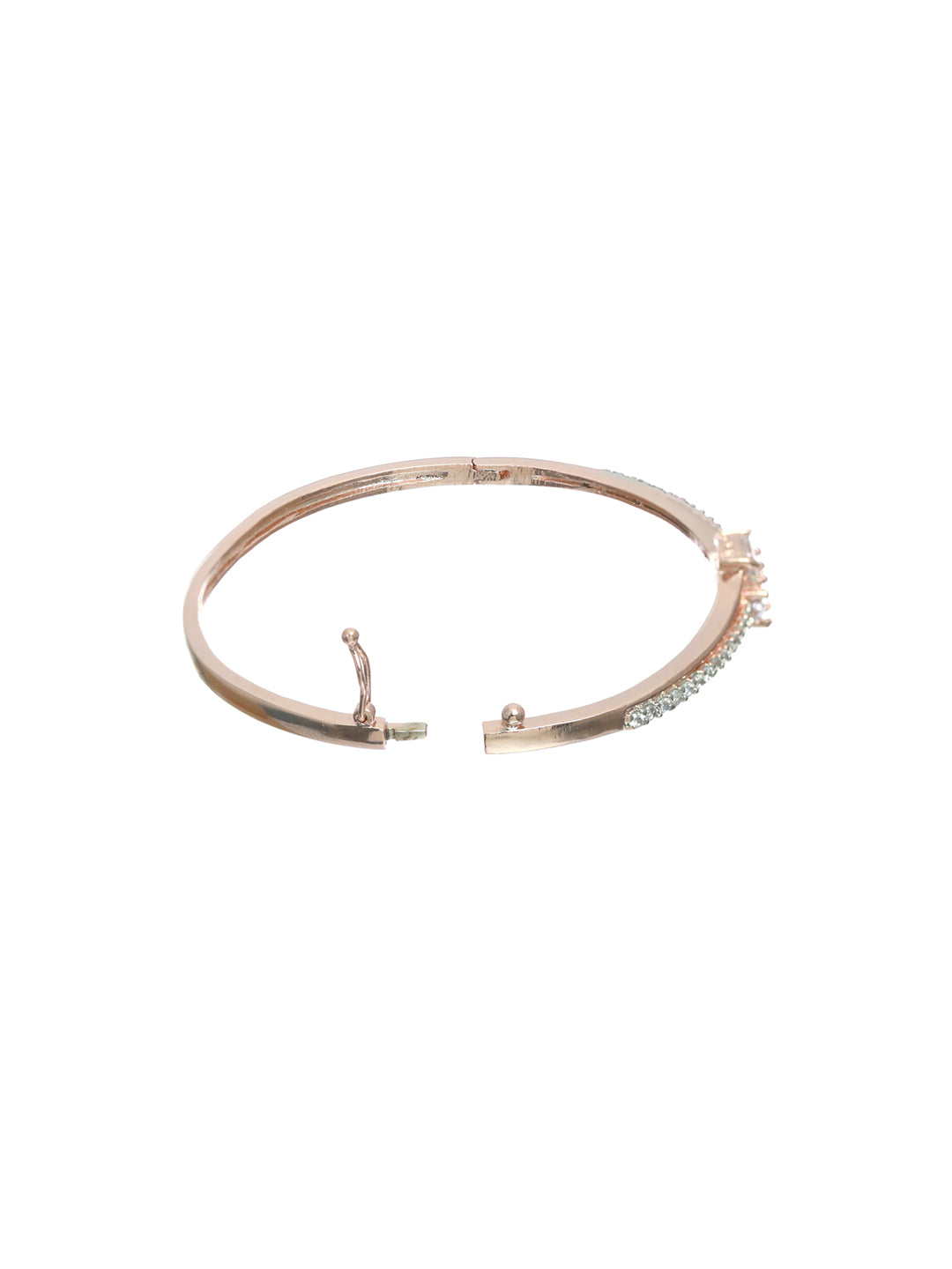 Priyaasi Gold Plated American Diamond Crystal Bracelet
