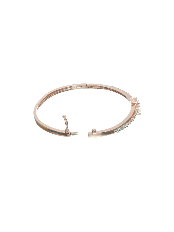 Priyaasi Gold Plated American Diamond Crystal Bracelet