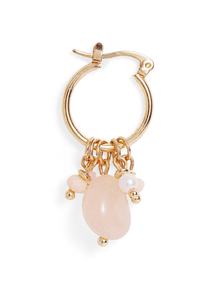 Priyaasi Gold Plated Brass-solid Drop Earrings