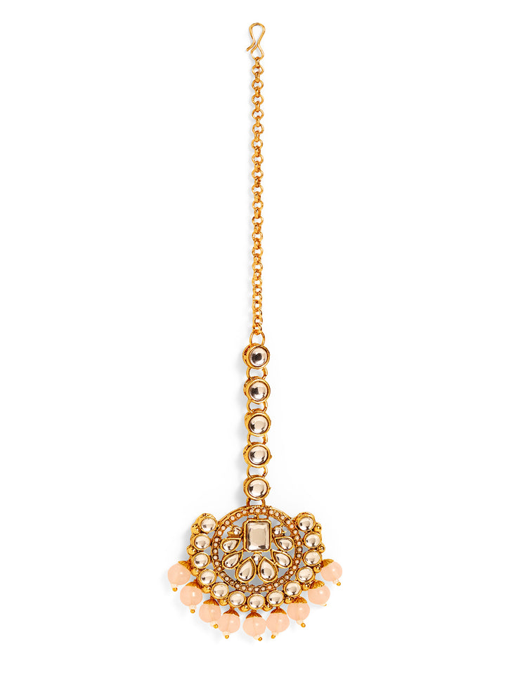 Priyaasi Gold Plated Kundan Jewellery Set