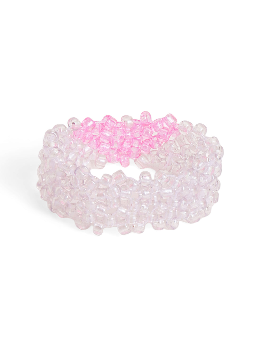 Priyaasi White Beaded Ring