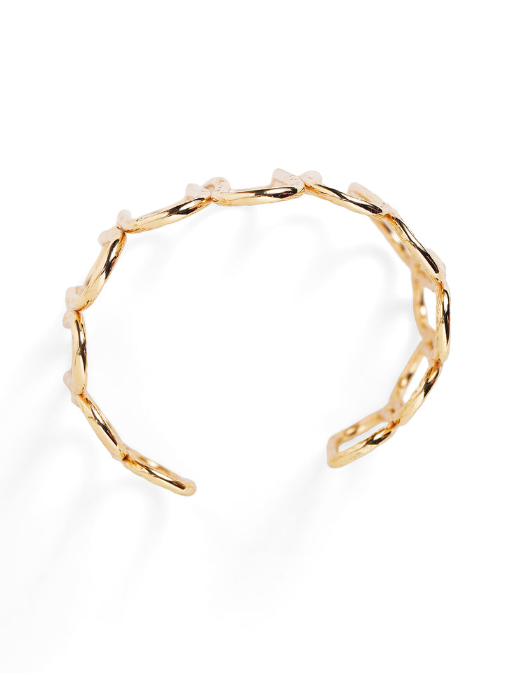 Priyaasi Gold Plated Brass-solid Bracelet