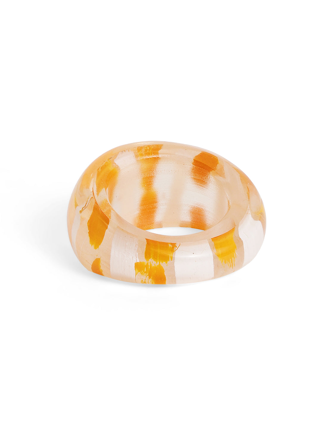 Priyaasi White Floral Ring