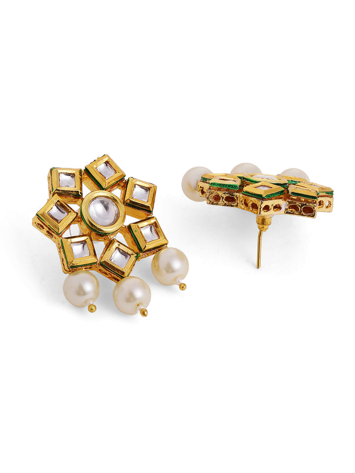 Priyaasi Gold Plated Kundan Jewellery Set